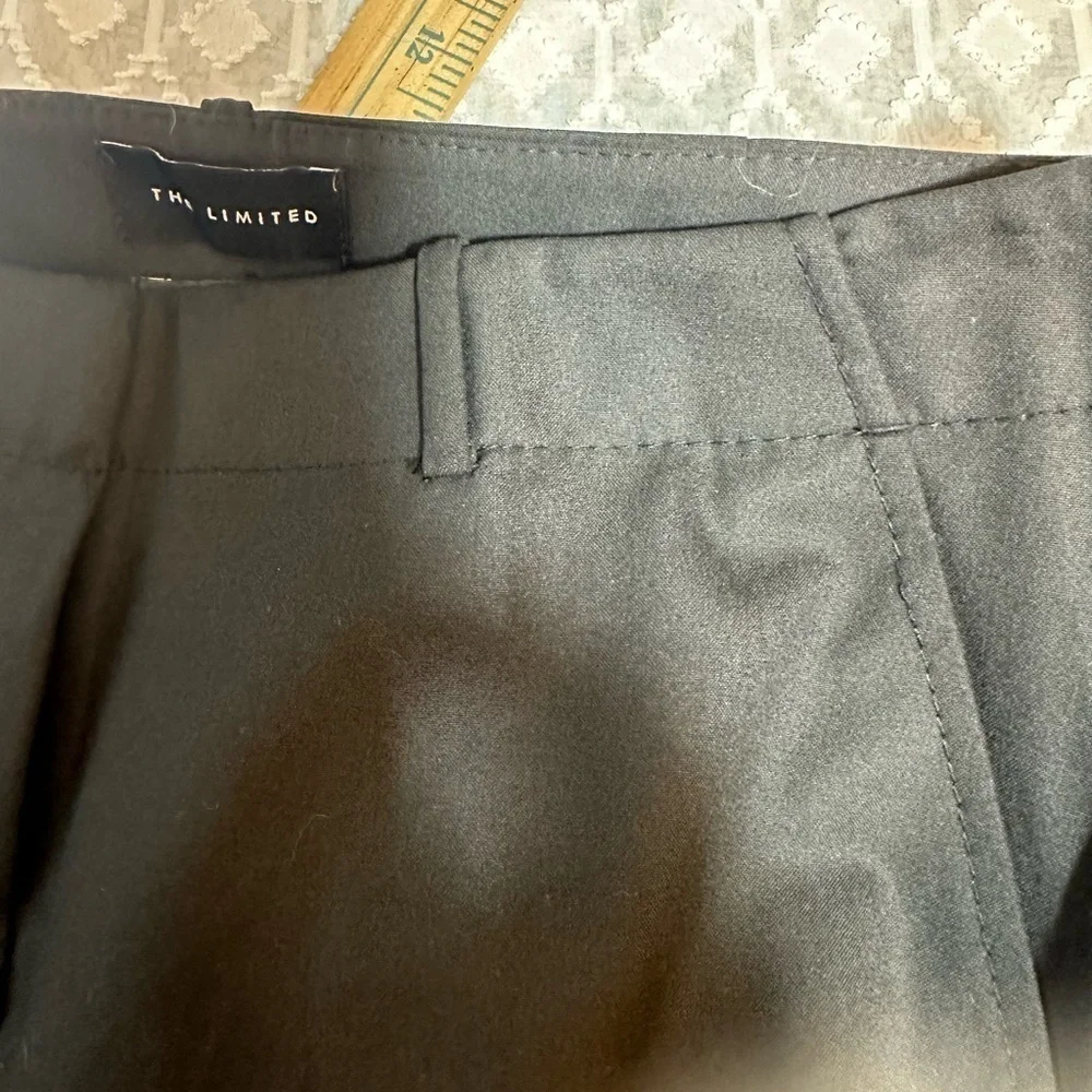 The Limited Cassidy Fit Black Slacks with Flare Leg, Size 2